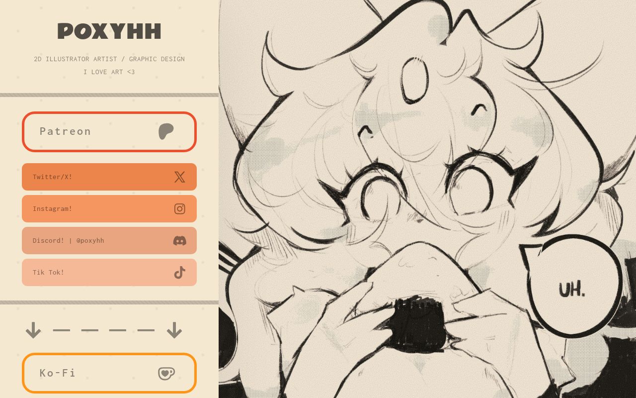 Poxy Contact. 🧡
